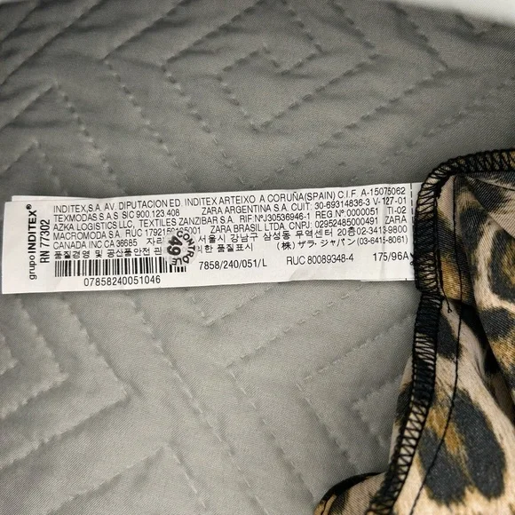 NWOT ZARA Leopard Print Mini Dress L
Ruffle Spaghetti Strap Animal Print - Picture 12 of 15